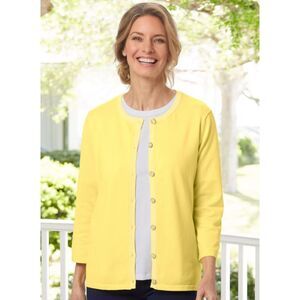 NEW Choose Sz Yellow Casual or Dress Lightweight Cardigan Sweater APPLESEED'S